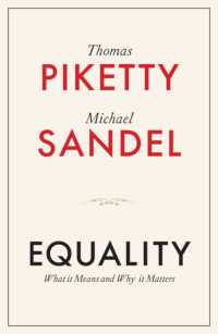 Ｔ．ピケティ＆Ｍ．サンデル『平等について、いま話したいこと』（原書）<br>Equality : What It Means and Why It Matters